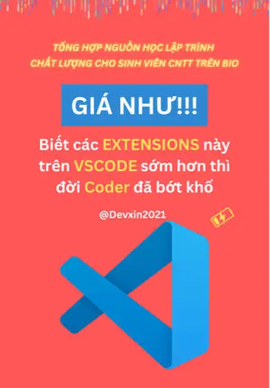 Top 7 extensions giúp x5 năng suất code cho ae nào thường xuyên sử dụng Vscode. Lưu lại ngay để dùng nhé!  👉 Đừng quên tham khảo tổng hợp nguồn học lập trình chất lượng cho sinh viên CNTT trên bio 👆🏻  #devxin #vscode #extensions #sinhvienit #laptrinhvien #hoclaptrinh 