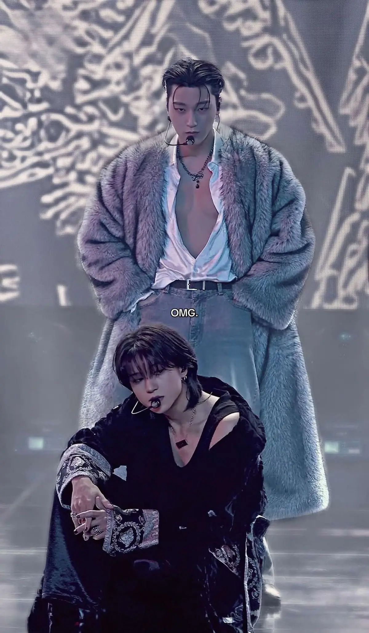 they’re so hot #woosan #san #wooyoung #ateez #kpop (ctto)