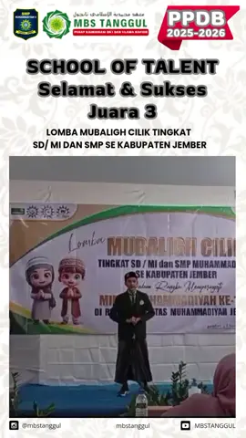 JUARA 3 LOMBA MUBALIGH. PPDB 2025- 2026 SMPM 4 TANGGUL. Silahkan daftar di sekolah kami