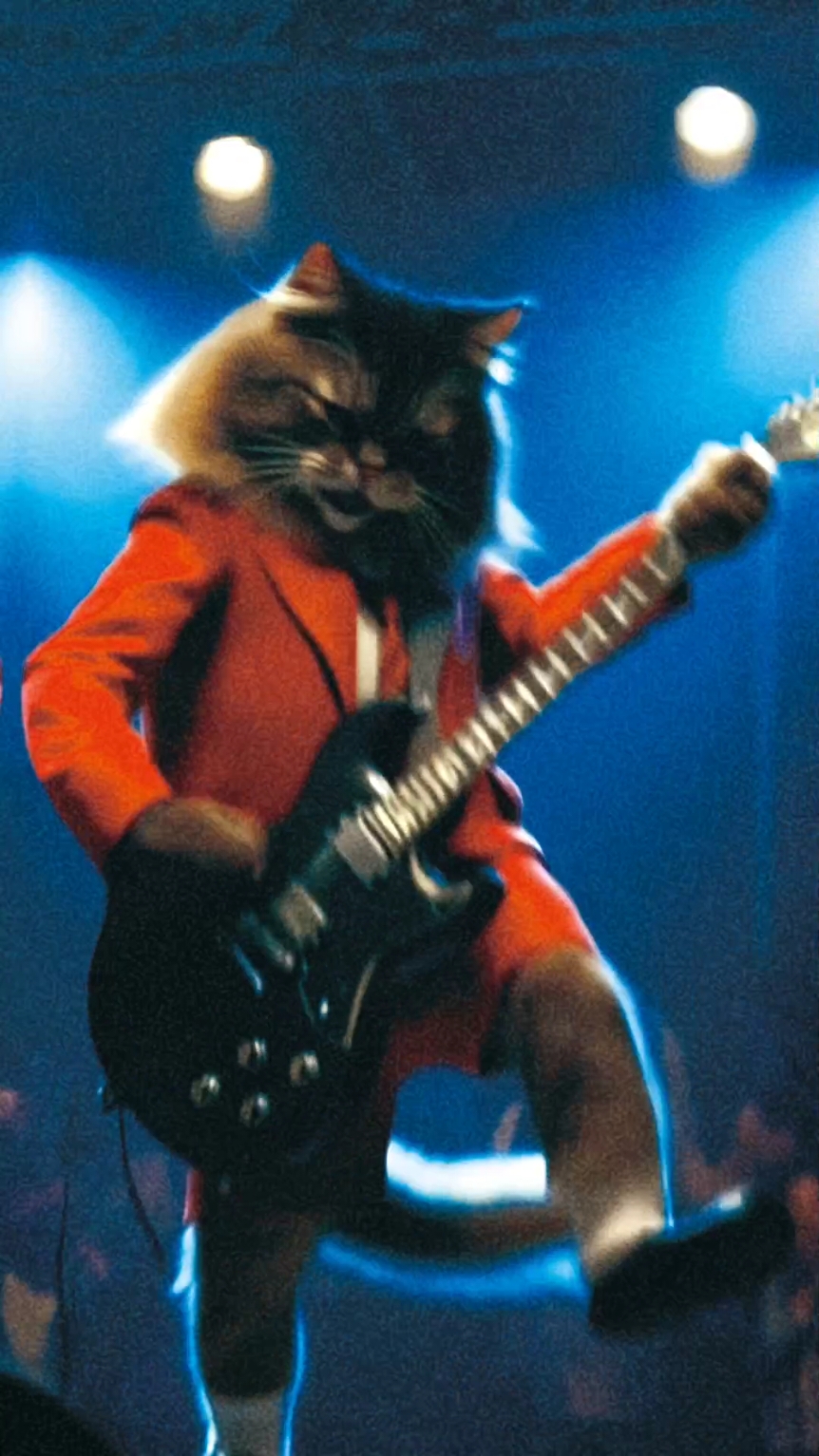 #CapCut #rock #rockstar #catlover @Hailuo AI (MiniMax) @Slash