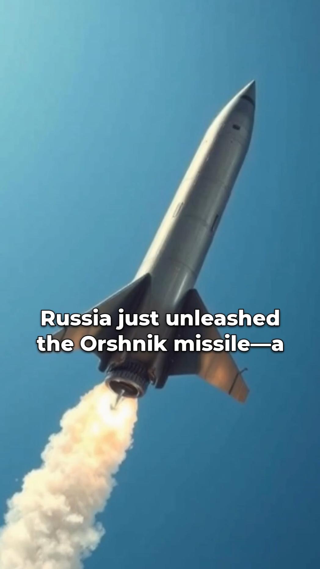 🚀The Orshnik Missile🚀: Russia's Next-Level Weapon in U aine #OrshnikMissile #hypersonic #RussiaUkraineConflict #UkraineWar #ModernWarfare #GlobalTensions #MilitaryTechnology #WorldNews #weapons #LearnOnTikTok #FollowForMore #ICBM #MissileLaunch #MilitaryTechnology #HistorylnTheMaking #ColdWar #GlobalSecurity #DidYouKnow #WorldEvents #CurrentAffairs #NuclearWeapons #StayInformed 1s