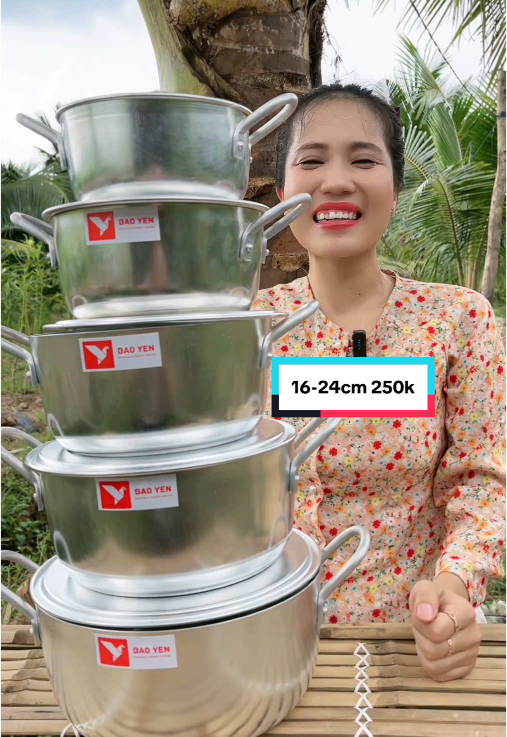 Trả lời @Ngọc Tuyền tết tới nơi, mấy chị thay bộ nồi nha. 16-24cm đang tri ân có 250k miễn ship nè chị