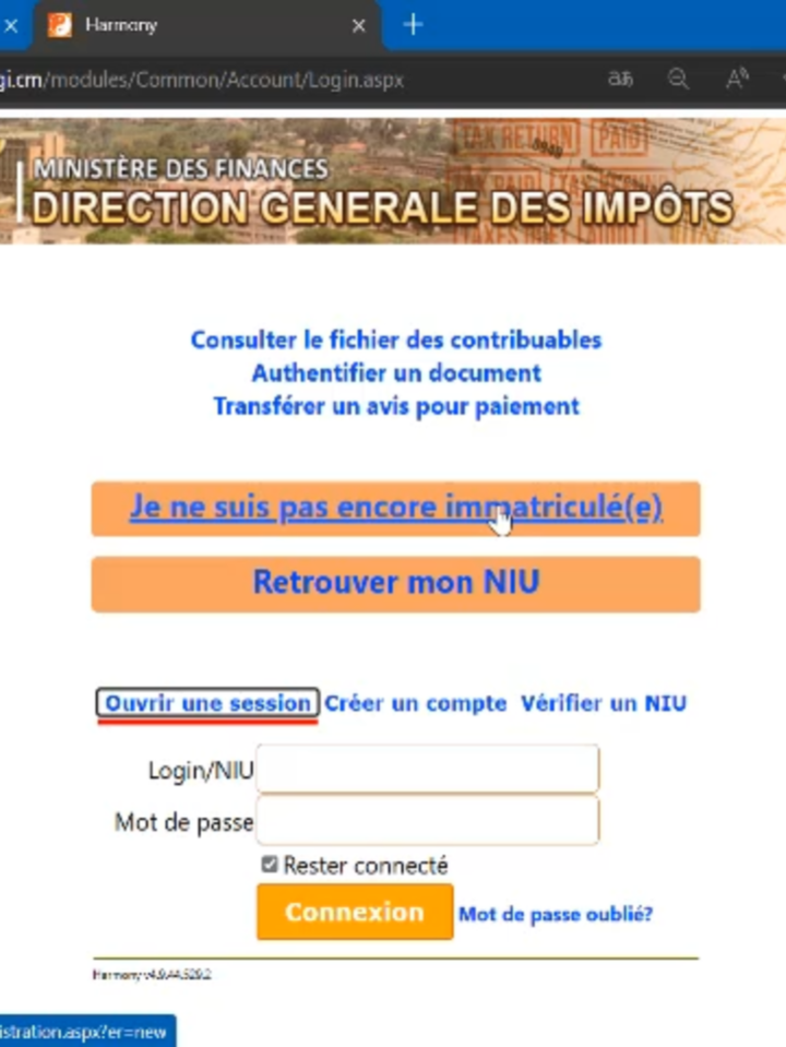 Declarations des Impots | Revenus des Particuliers | Personnes au Cameroun Site Internet Officiel du Développeur Web : https://www.ekoumaemane.com/political... !Télédéclaration au  DGI du Cameroun. Direction Générale des Impôts (DGI). Directorate General of Taxes (DGI). Bénéficiaires effectifs | MINFI/DGI (Directorate General of Taxes). Immatriculation (Carte de Contribuable) | Cameroun MINFI/DGI. Attestation de Non Redevance (ANR) | Cameroun Minfi & Impôts. Attestation de Conformité Fiscale (ACF) | Impôts au Cameroun. Online Tax Payment (OTP) | Gestions des utilisateurs e-Billing. Déclaration Statistique et Fiscale (DSF) | Cameroun DGI (MINFI). Télédéclaration Cameroun | DGI (Direction Générale des Impôts). Déclaration Annuelle des Revenus des Particuliers | DGI (Impôts). Immatriculation des Contribuables Professionnels | DGI (Impôts). Immatriculation des contribuables non professionnels | DGI. Organismes Publics et Parapublics au Cameroun | Entreprises. Dans une communication de la direction générale des Impôts rendue publique ce mercredi 07 juillet 2024/2025.  Le défi de la collecte de l’impôt sur les revenus des non professionnels. Impôt sur les revenus des personnes physiques : à payer au plus tard le 30 juin. Le ministère des Finances proroge le délai de déclaration annuelle de l’impôt sur le revenu. Le gouvernement appelle les retraités à déclarer leurs revenus. Déclaration annuelle des impôts sur revenus des particuliers au Cameroun. Me contacter pour développer votre site Internet : Phone: +237 673815426 / +237 690710240 Site web: https://www.ekoumaemane.com Adresse E-mail: info@ekoumaemane.com WhatsApp: https://wa.me/237690710240 Facebook:   / ekoumaemane     Tweeter: https://x.com/ekoumaemane   Linkedin:   / ekoumaemane     TikTok: https://tiktok.com/ekoumaemane Pinterest:   / ekoumaemanes    Tumblr: https://tumblr.com/ekoumamemane YouTube:    / ekoumamane     Telegram: https://telegram.org/ekoumamane WeChat: https://wechat.com/ekoumamane Je suis un développeur web en full-stack expert, capable de créer des sites et applications web professionnels, en assurant à la fois le front-end et le back-end. Je maitrise les applications de bureautique, la gestion de production, les systèmes d'information, la gestion de projet, la comptabilité et la gestion électronique de documents. Entre autres administrateur, architecte, chef de projet informatique, consultant en systèmes d'information, développeur informatique, expert en sécurité informatique, formateur en informatique, gestionnaire de parc micro-informatique, informaticien industriel, ingénieur et technicien.