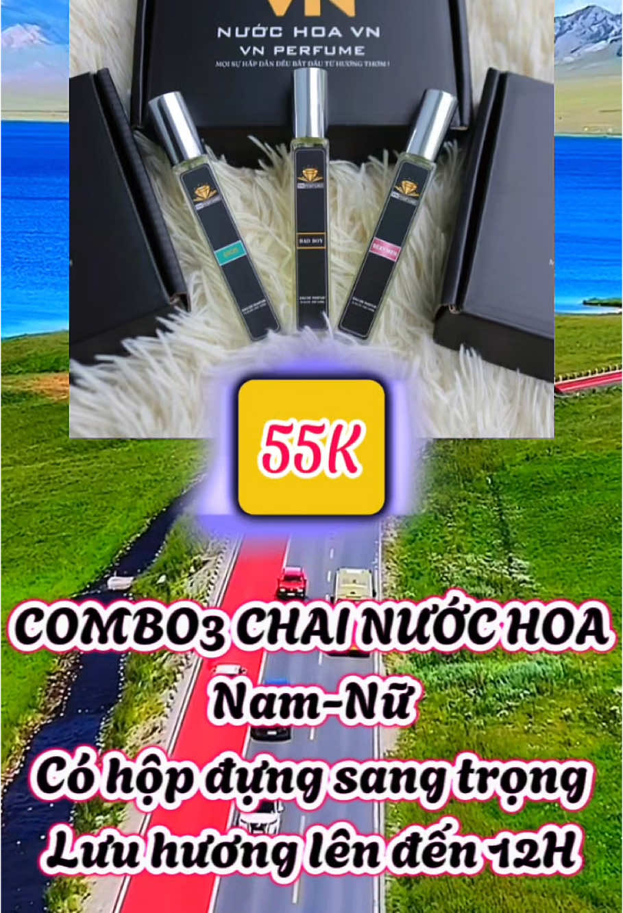 COMBO 3 CHAI NƯỚC HOA #nuochoa #nuochoagiare #nuochoanam #nuochoanu 