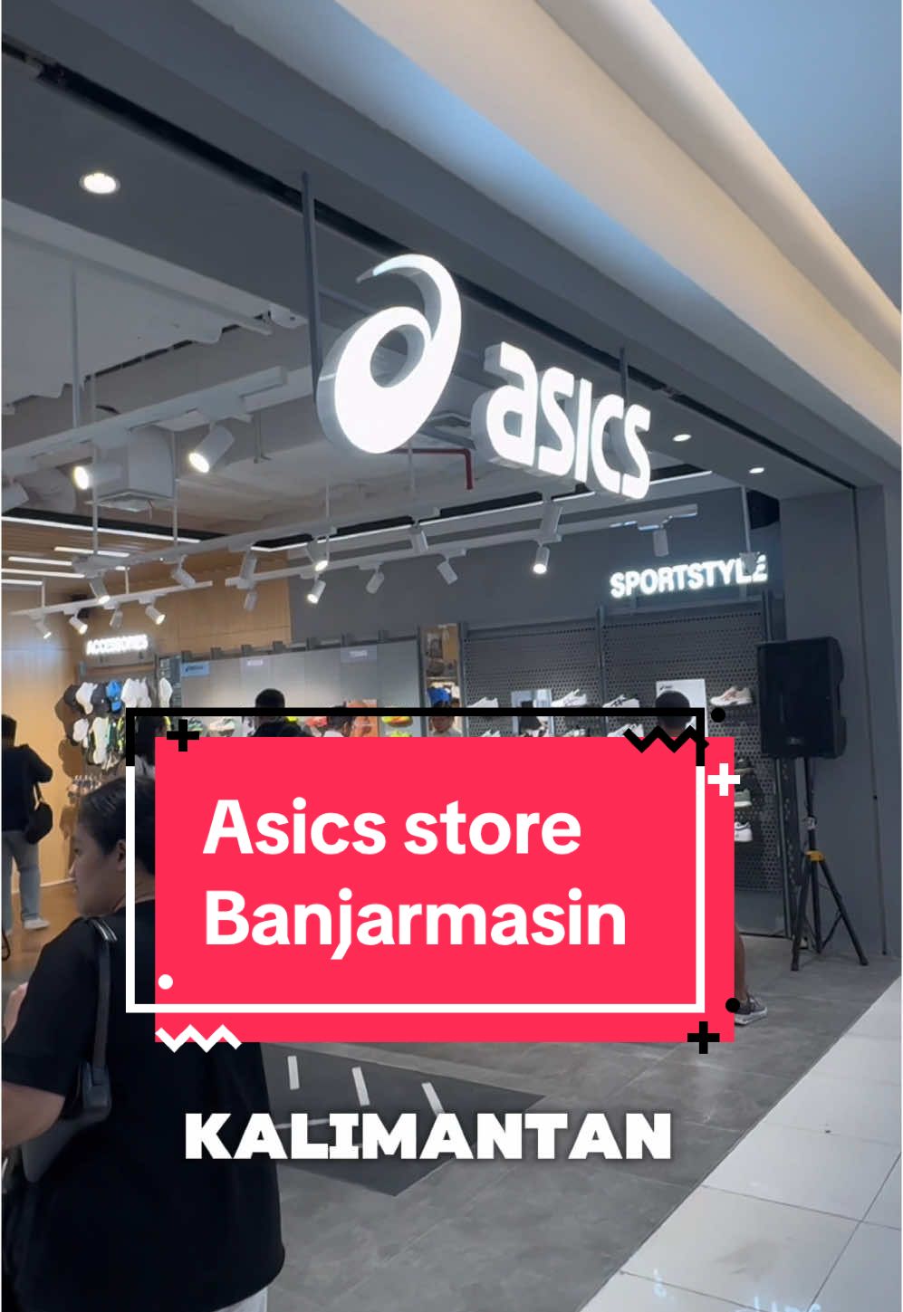 Asikkk dah asics store udah buka di Banjarmasin #asics #asicsindonesia #asicsrunning #dutamall