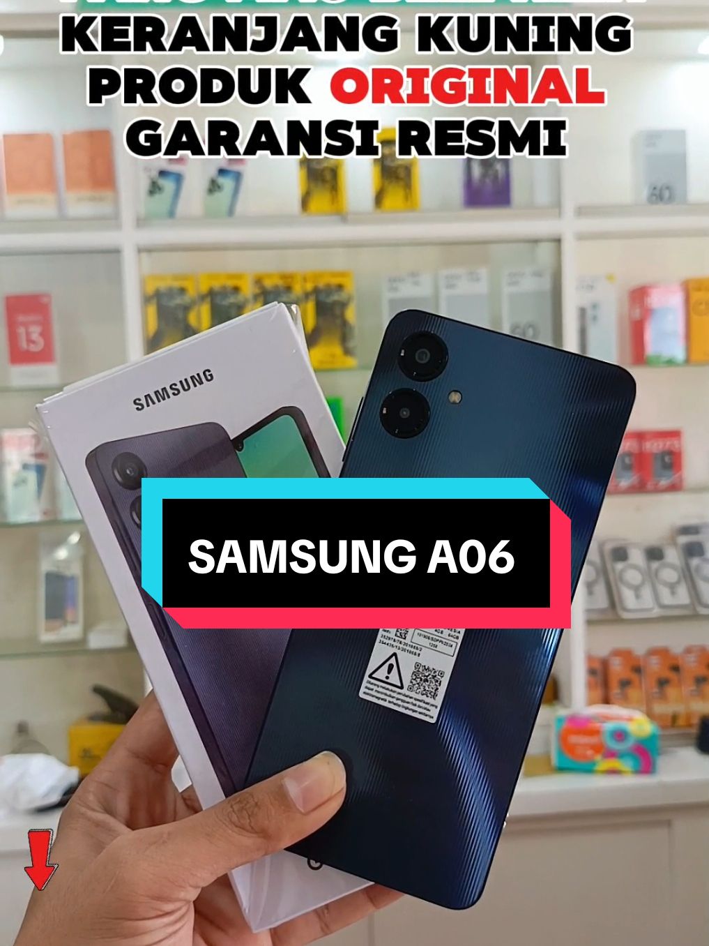 SAMSUNG A06 RAM 4GB/64GB & 4GB/128GB Garansi Resmi #mall #samsunga06 