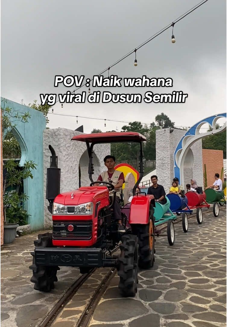 Siapa yang pernah naik wahana ini, sumpah seru banget sih naik ini di @Dusun Semilir  #DusunSelimir #healing #Wisatasemarang #Siklimis 