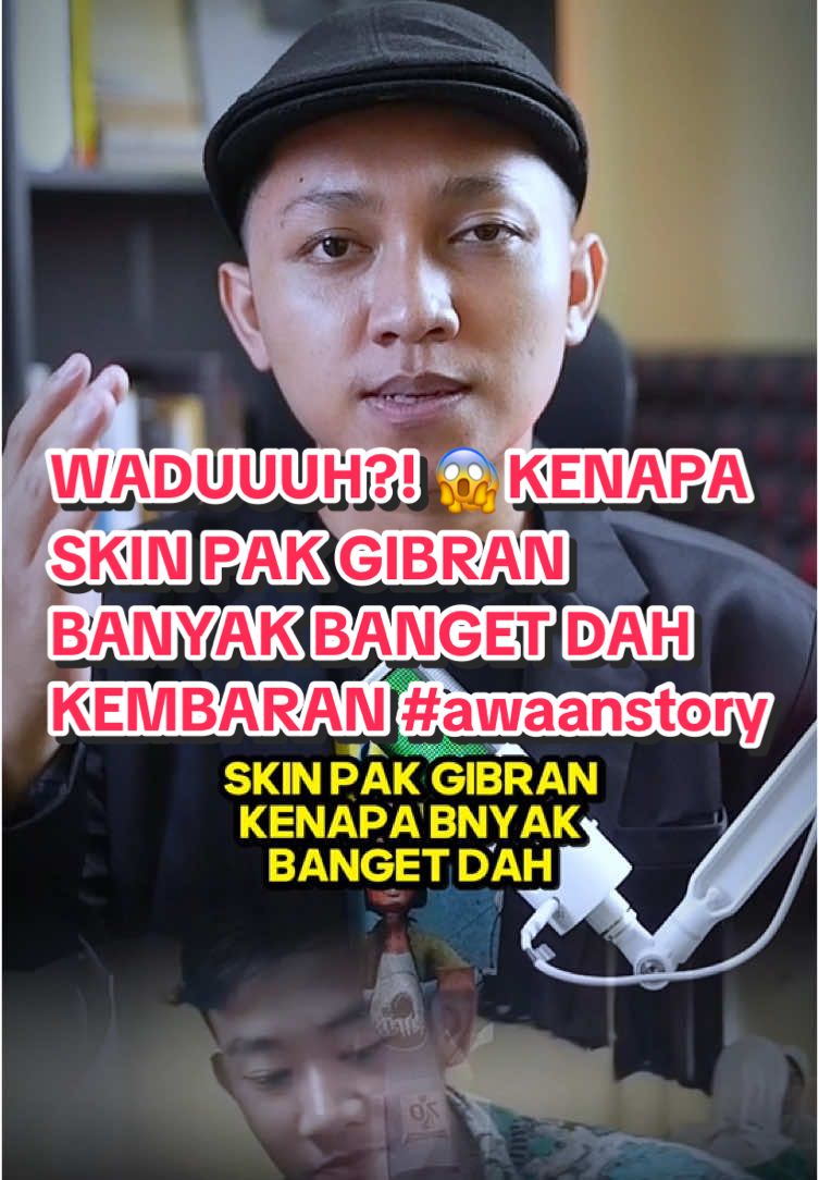 WADUUUH?! 😱 KENAPA SKIN PAK GIBRAN BANYAK BANGET DAH KEMBARAN #awaanstory 