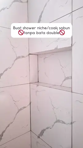#bangunrumah #kamarmandi #kamarmandiminimalis #showerniche #nichebathroom 