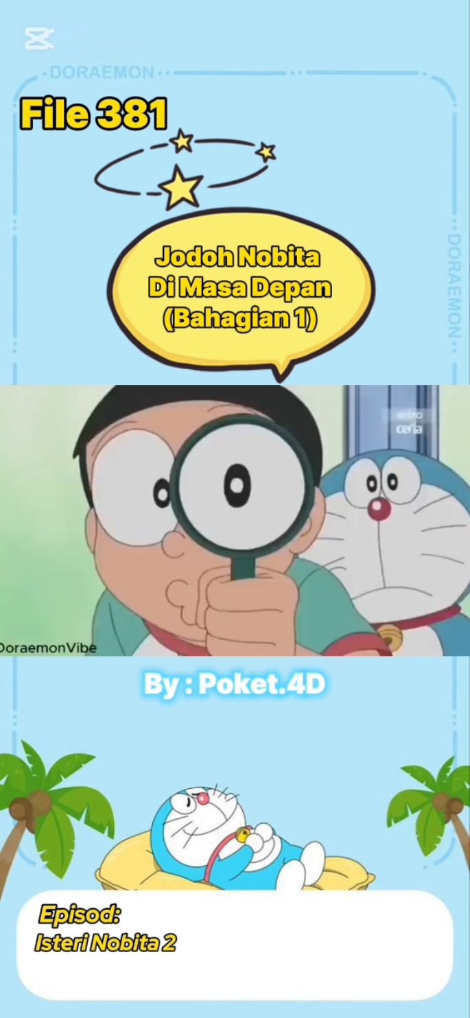 File 381-Jodoh Nobita Di Masa Depan (Bahagian 1) #doraemon #doraemonmalaysia #fujikoffujio #nobita #shizuka #suneo #giant #godatakeshi 