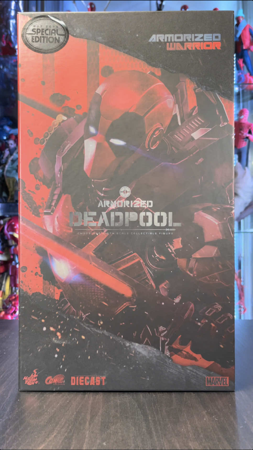 [ASMR UNBOXING] Hot Toys Armorized Deadpool #asmr #unboxing #hottoys #deadpool 