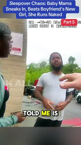 Sleepover Chaos: Baby Mama Sneaks In, Beats Boyfriend's New Girl, She Runs Naked - #cops #police #viral #usa #flypシ 