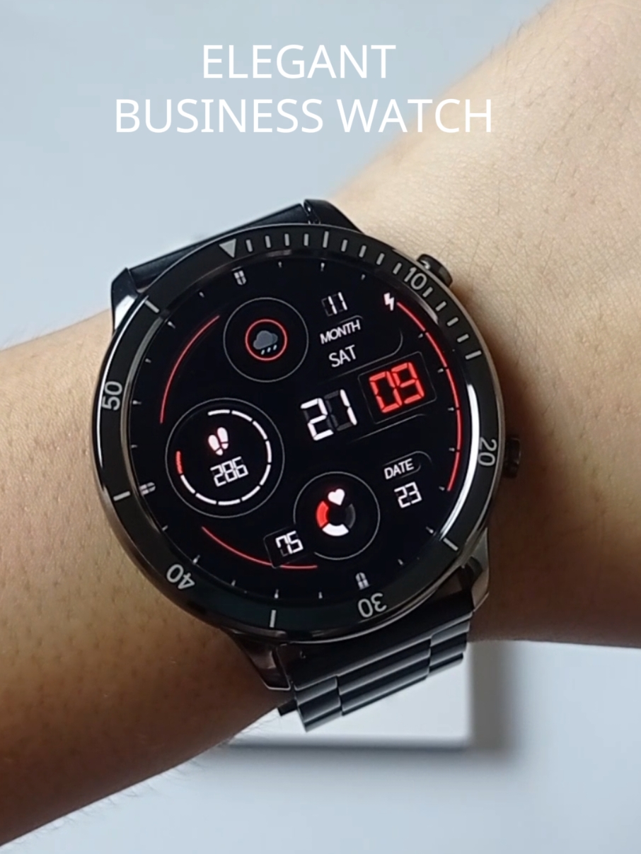 ELEGANT BUSINESS WATCH.. AOLON GTR ULTRA... Bisa formal dan sport karena dapat 2 strap stenlis dan karet... #aolongtrultra  #rekomendasismartwatchkerenmurah  #rekomendasismartwatch  #reviewsmartwatch 