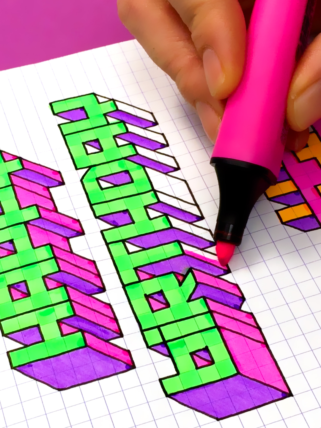 DIY gift card in neon colors 🥰🌈 #diy #giftcard #neon #tutorial #drawing #highlighters #easytutorial #foryou