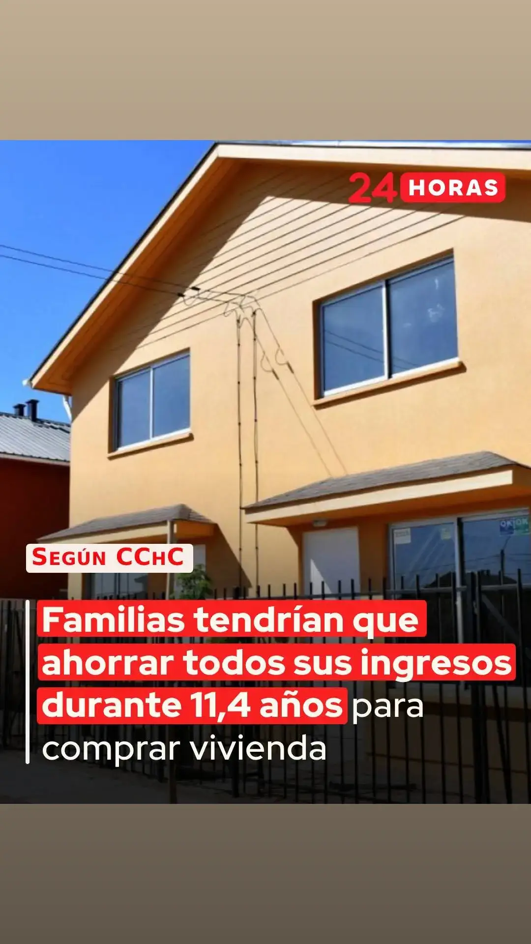 🏠 El Índice de Acceso a la Vivienda, desarrollado por la Cámara Chilena de la Construcción (CChC), mide el tiempo necesario para que una familia promedio pueda adquirir una vivienda de precio medio si destinara el 100% de sus ingresos a ello. Este indicador internacional considera asequibles las viviendas que pueden comprarse en menos de tres años de ingresos.  🏠 En Chile, sin embargo, este tiempo ha pasado de 7,6 años en 2019 a 11,4 años en 2024, un aumento de 3,8 en tan solo cinco años. 🏠 A nivel mundial, Chile ocupa una de las peores posiciones. Solo es superado por Nueva Zelanda, con un PIR de 11,6 años. Otros países como Canadá (9,1 años), Australia (8,4 años), Inglaterra (7,8 años) y Noruega (7,1 años) también presentan cifras preocupantes, pero significativamente inferiores a las de Chile.