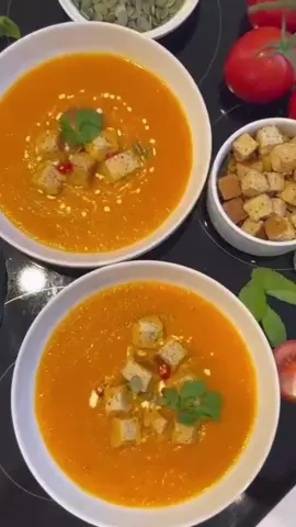 With cold winter nights already approaching us, a good soup recipe is needed to warm us up but also add nutritional benefits to our body. This soup is rich in vitamins and absolutely delicious and easy to make! I made this soup using the soup maker from @morphyrichardsuk This is the perfect soup maker for every household. You can make flavourful and warm soups in 20 mins.  It is also super easy and convenient to use - do check out their website because it is currently on sale. For this soup you’ll need: 🌟1 tbs coconut oil 🌟4 Medium Sized tomato roughly chopped 🌟1 medium sized carrot roughly chopped 🌟3 Garlic cloves 🌟Salt to taste  🌟1/4 Cup chopped onion 🌟l/4 tsp turmeric powder  🌟1/2 tsp khasmir chilli powder or paprika  🌟1 litre vegetable stock ——— 🌟Add the ingredients in to the @morphyrichardsuk soup maker mentioned above 👆  🌟There are options to choose which consistency you want. My opinion is that the smooth consistency is the best. 🌟After 20 to 25 mins the soup is ready 🍲 #soup #souprecipe #soupmaker #adipoli #fasmina_razlin 