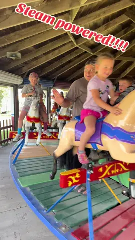 #antiquetractortok #carousel #carnival #history #fun #horse #steam #steamengine #sd #marrygoround #fair 