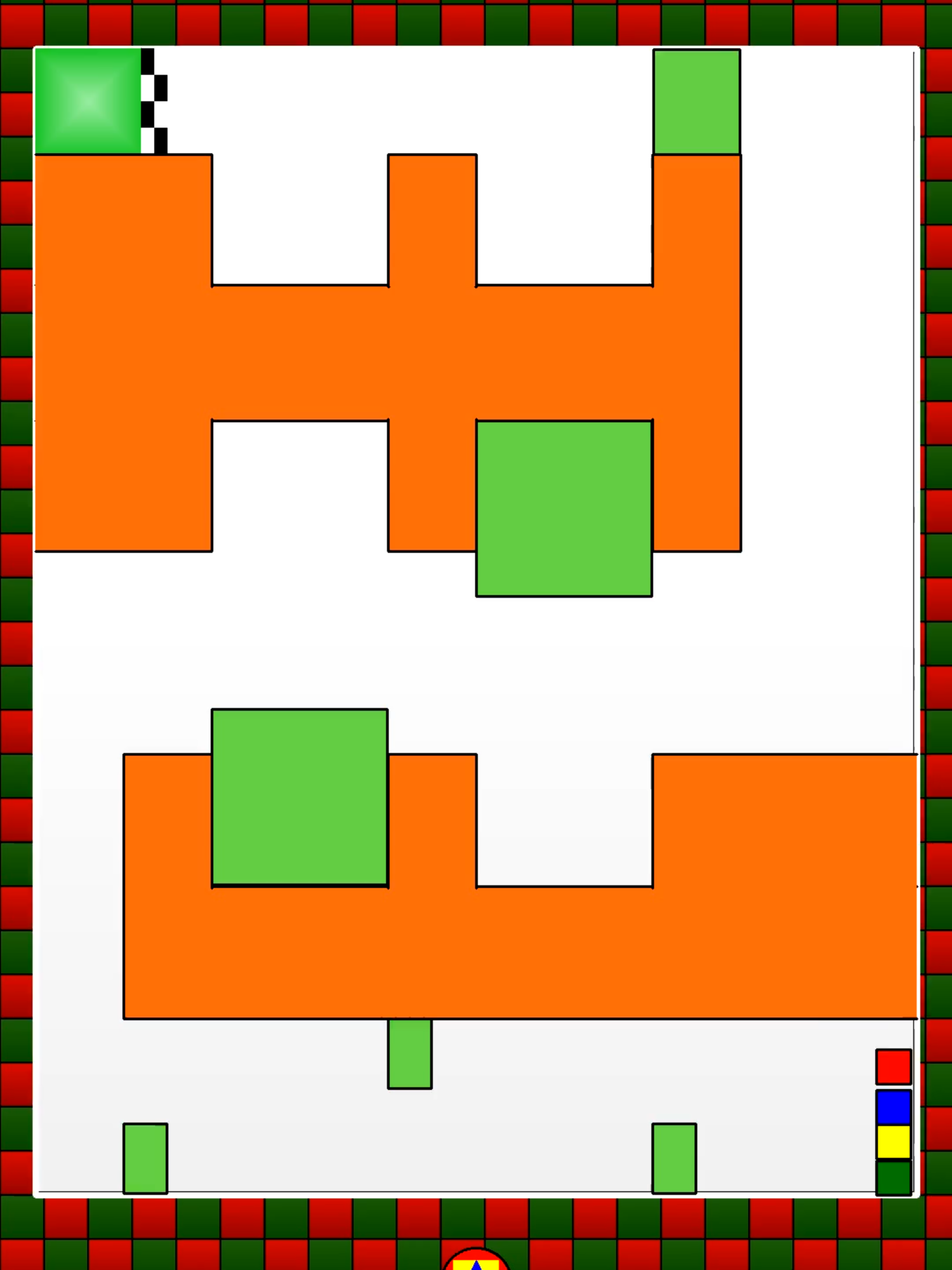 Square Race 🟦🟥🟨🟩 #squarerace #corridadequadrados #carreracuadrada #squareracegame #corridadequadrado #racingsquares #racingsquare #bouncingsquare