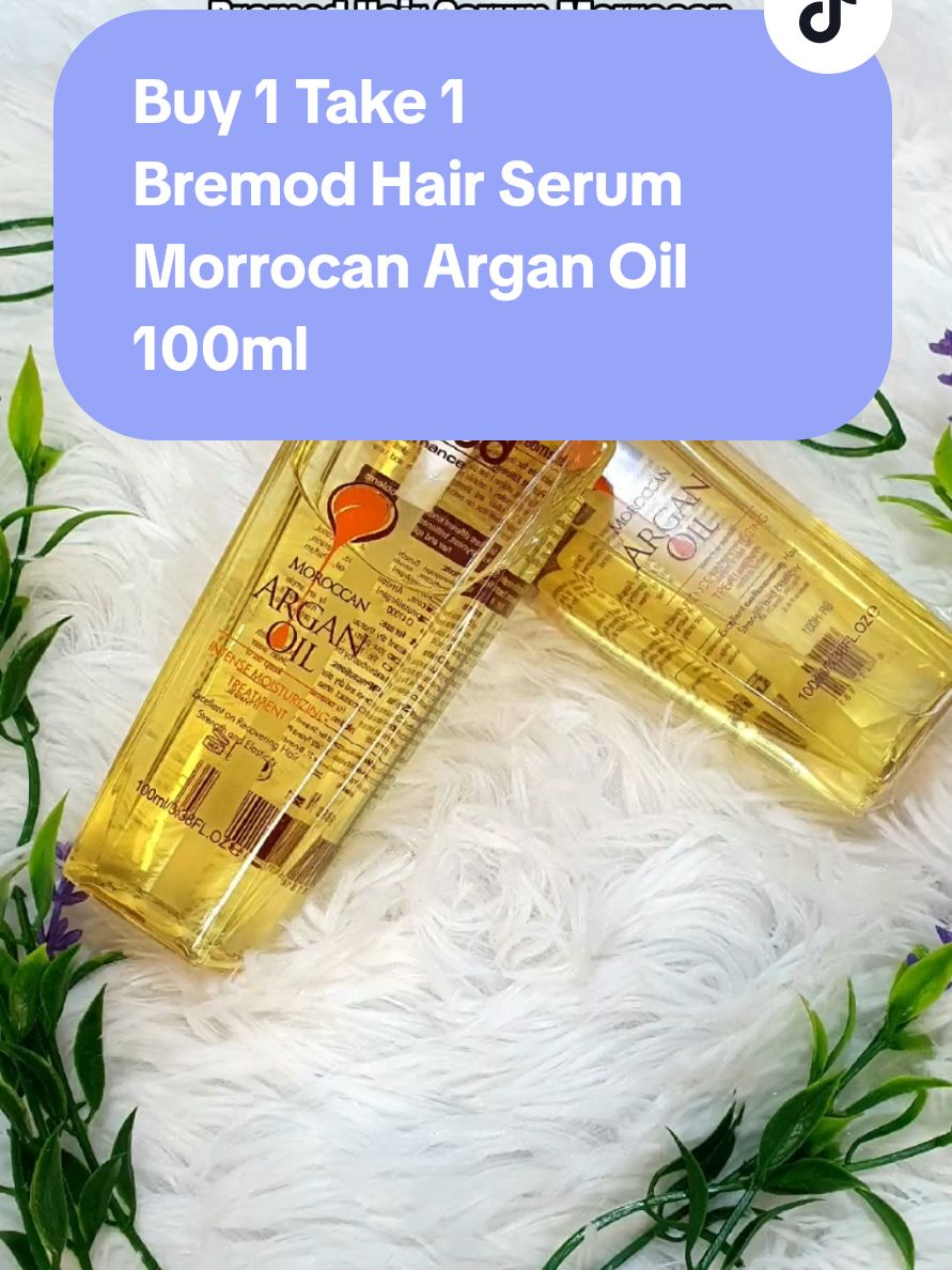 Buy 1 Take 1 Bremod Hair Serum Morrocan Argan Oil 100ml✨️✨️ #bremodarganoil #bremodarganoilhairserum #bremodarganhairoil #arganoil #morroconarganoil #hairserum 