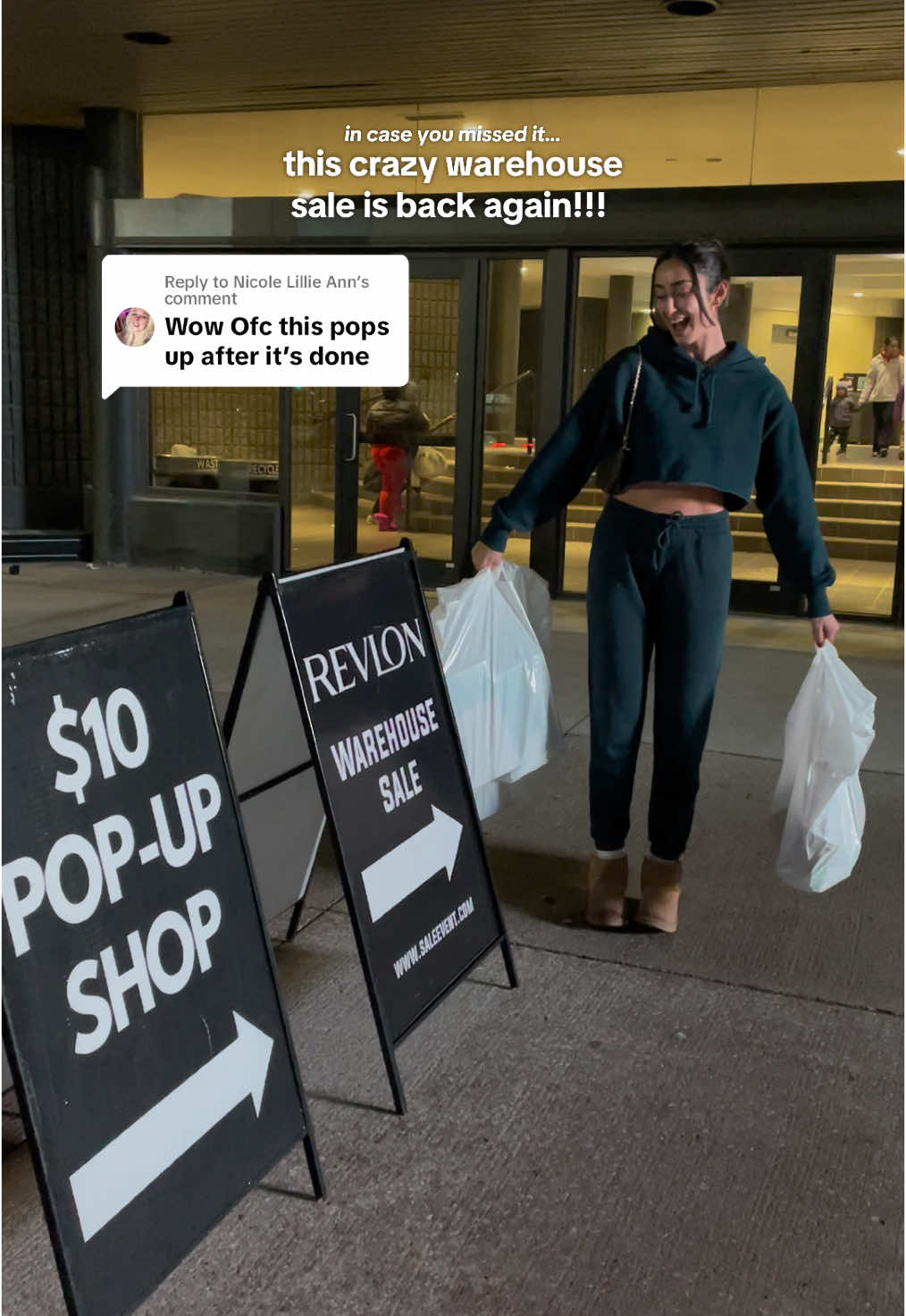 Replying to @Nicole Lillie Ann RUNNN don’t walk its there until Nov 26 🏃🏻‍♀️🏃🏻‍♀️🏃🏻‍♀️ They’re headed to pop-up in Ottawa next👀 #fyp #warehousesale #warehousesales #warehouse #revlon #revlonwarehousesale #revlonwarehouse #torontowarehousesale #torontosales #missisauga #affordablemakeup #affordableskincare @Saleevent 