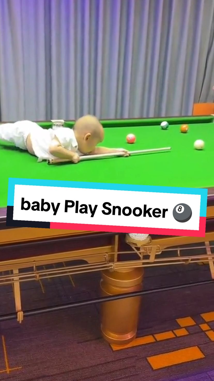 Baby Playing Snooker 🎱😂 #snooker #game #babygame #babyplay #babysnooker #babyplaysnooker #babylovesnooker #ronnie #trump #snookerplayer #babymom #mama #papa #babylaugh #babylove #cute #babycute #cutalover❤😘 #babyfunny #Funny #dady #babysay #say #adorable #baby #cutebaby #funny_video #tik_tok #edit #1m #5m #Viral #viral_video #Fyp #fyppp #fypppppppppppppp #10million 