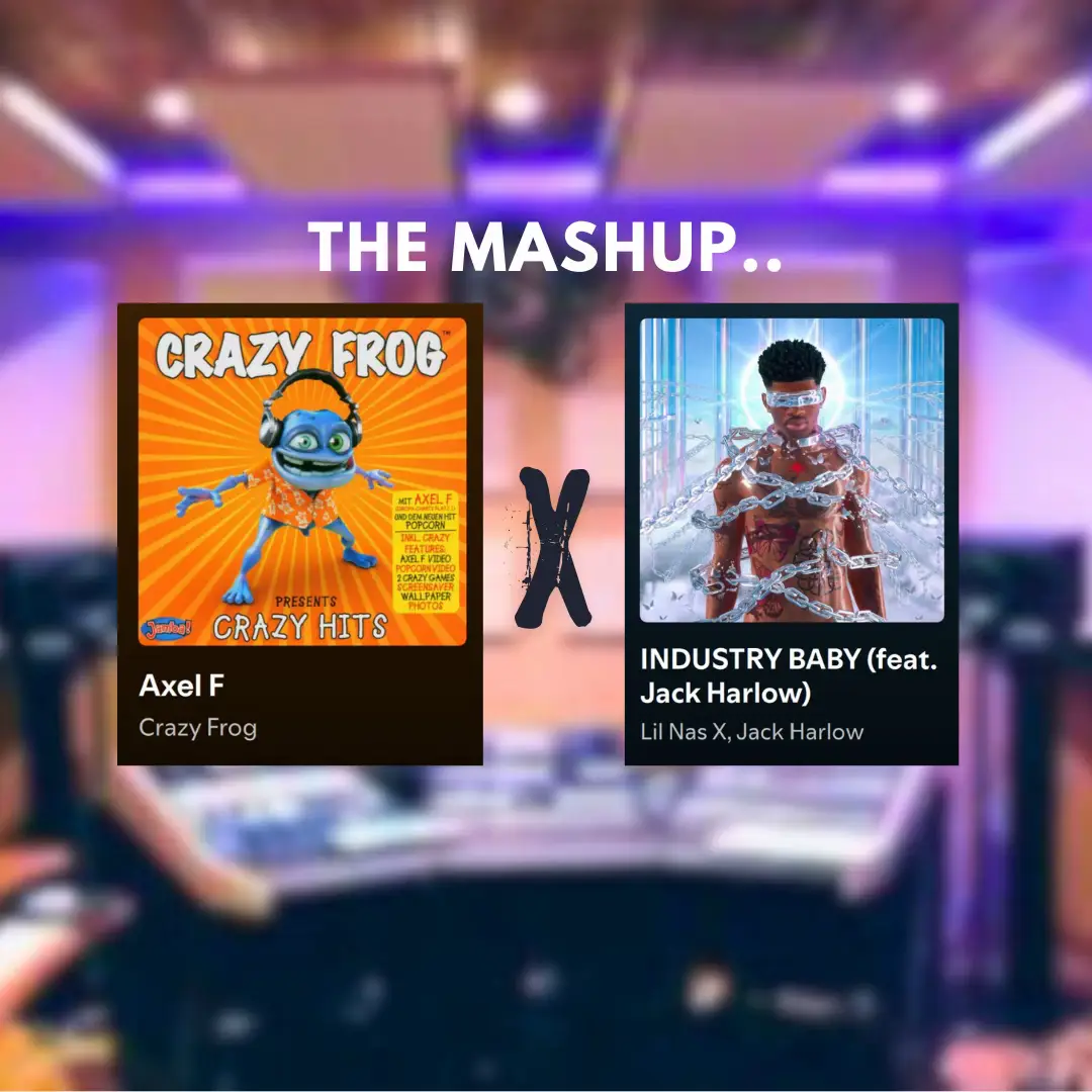 This is so good🔥🔥 wait for it || #musicbywillie #mashup #music #fyp #viral #viralmusic #fy #crazyfrog #axelf #industrybaby #jackharlow #lilnasx 