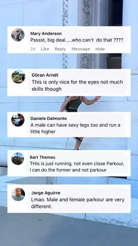 Going viral on Facebook be like 🤡 #fyp #parkour #parkourgirl #fitnessmotivation #movemore #strongwomen #femaleathlete 