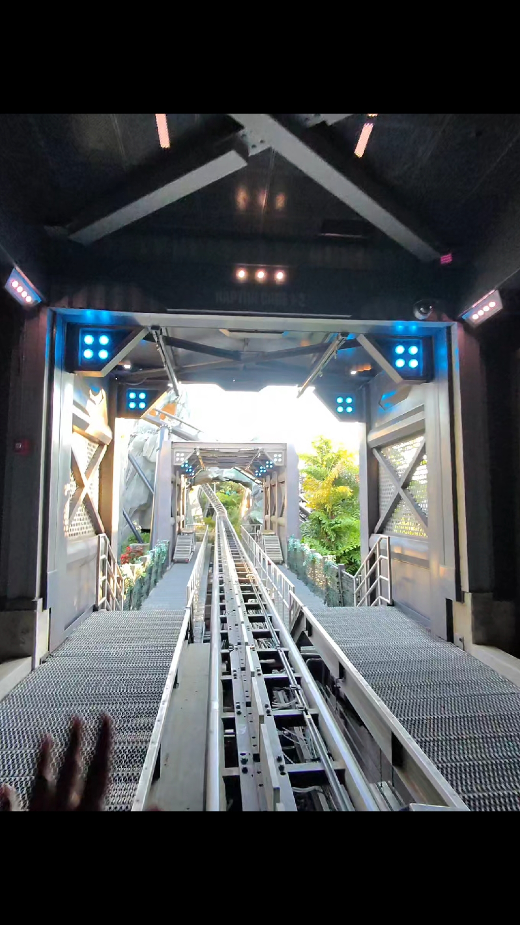 Are you brave enough to face your fear on this roller coaster? Velocicoaster pov 11/22/24 #universalstudios #jurassicpark #velociraptor #dinosaur  #rollercoster #rollercoastertiktok #singlelife #fyp #fun 