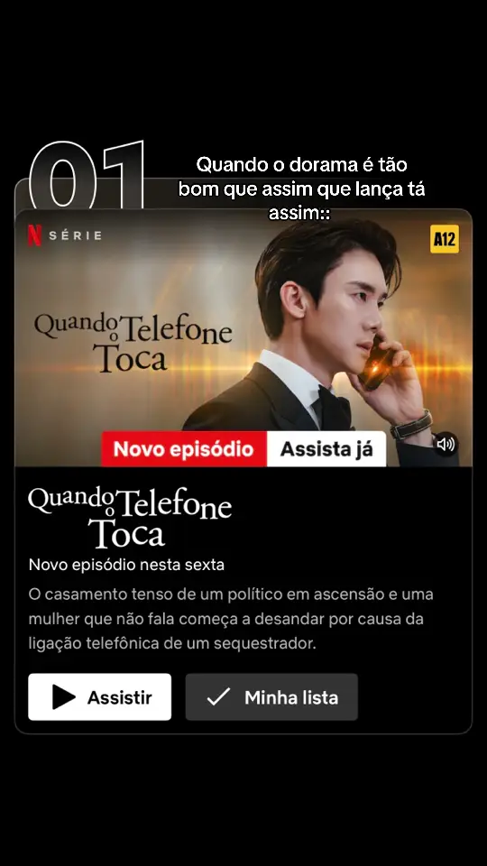 #DORAMA #quandootelefonetoca #fypagee @Netflix Brasil 