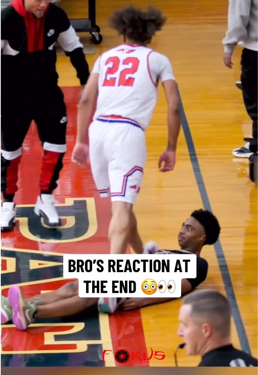 Bro was stunned 😅 (itzfokus/IG) #basketball #NBA #bball #hooper 