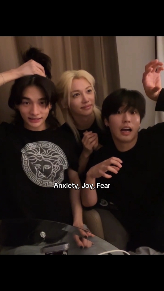 mb felix was envy #han #hyunjin #felix #hanjisung #insideout #anxiety #joy #fear #straykids #skz #livestream 