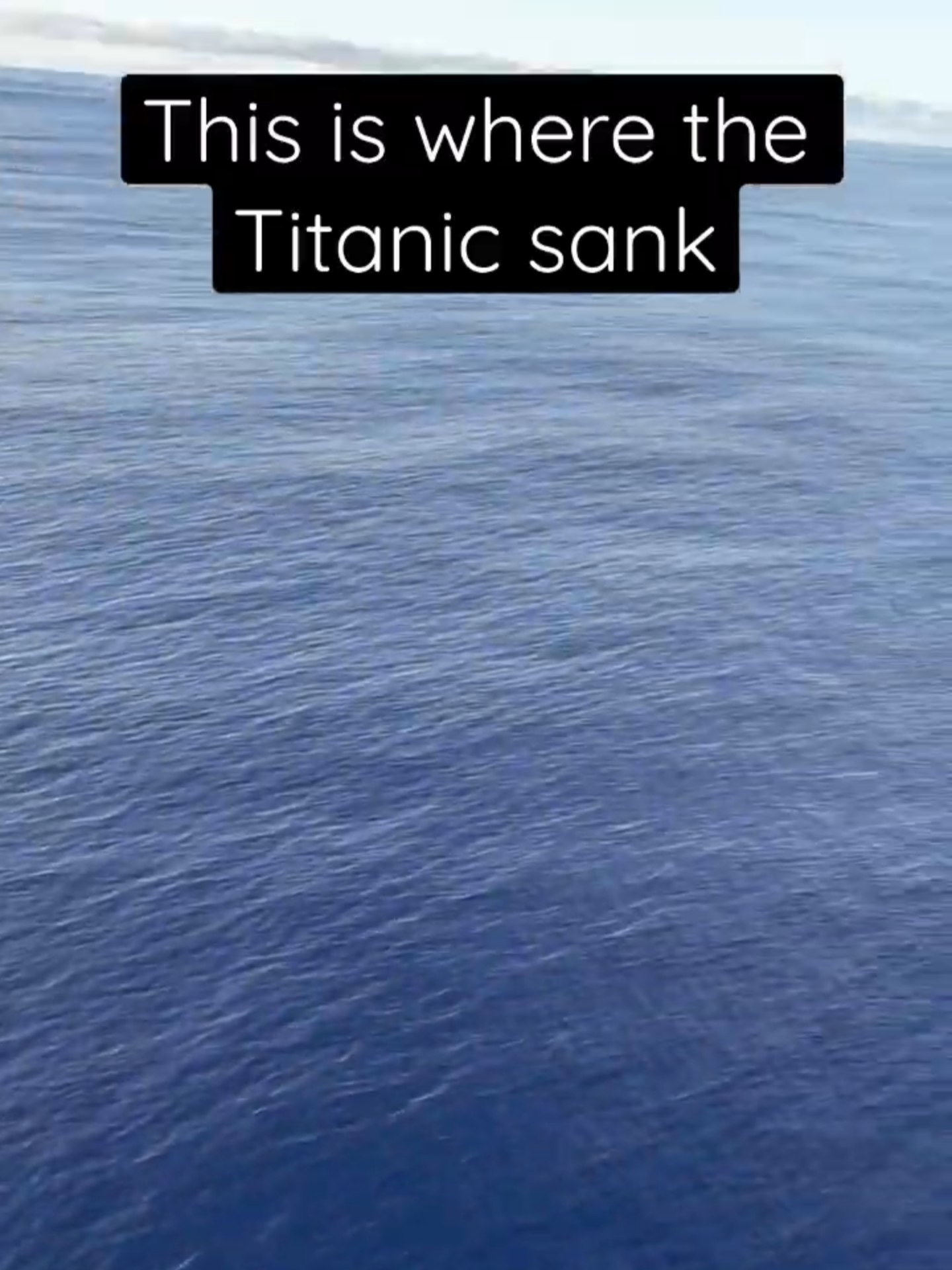 This is where the Titanic sank #titanic1912 #titanic #rmstitanic #titanicdisaster #titanicmovie #typ