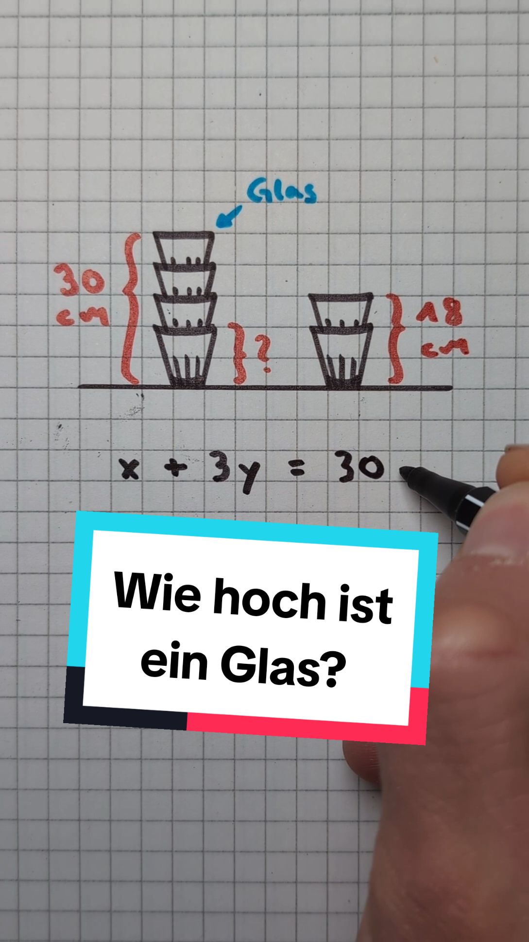 Wie würdest du das lösen?! 🙄 #mathetest #knobeln #rätsel #iqtest #mathechallenge 