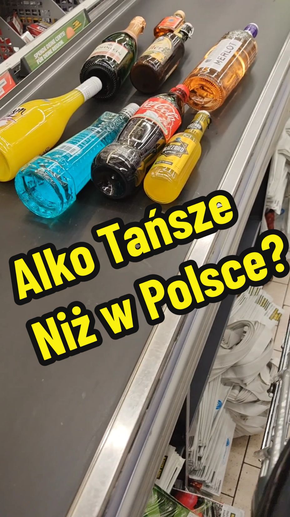 TAŃSZY NIŻ W POLSCE (ALKO) #ciekawostki #pieniądze #dlaciebie #dc #Vlog #niemcy #zakupy #market #tanie #sklep 