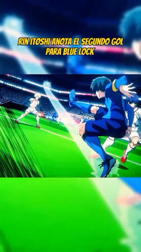 el gol de rin itoshi  blue lock temporada 2 #bluelockseason2 #bluelock #bluelockedit #bluelockmanga #bluelockanime #bluelock 