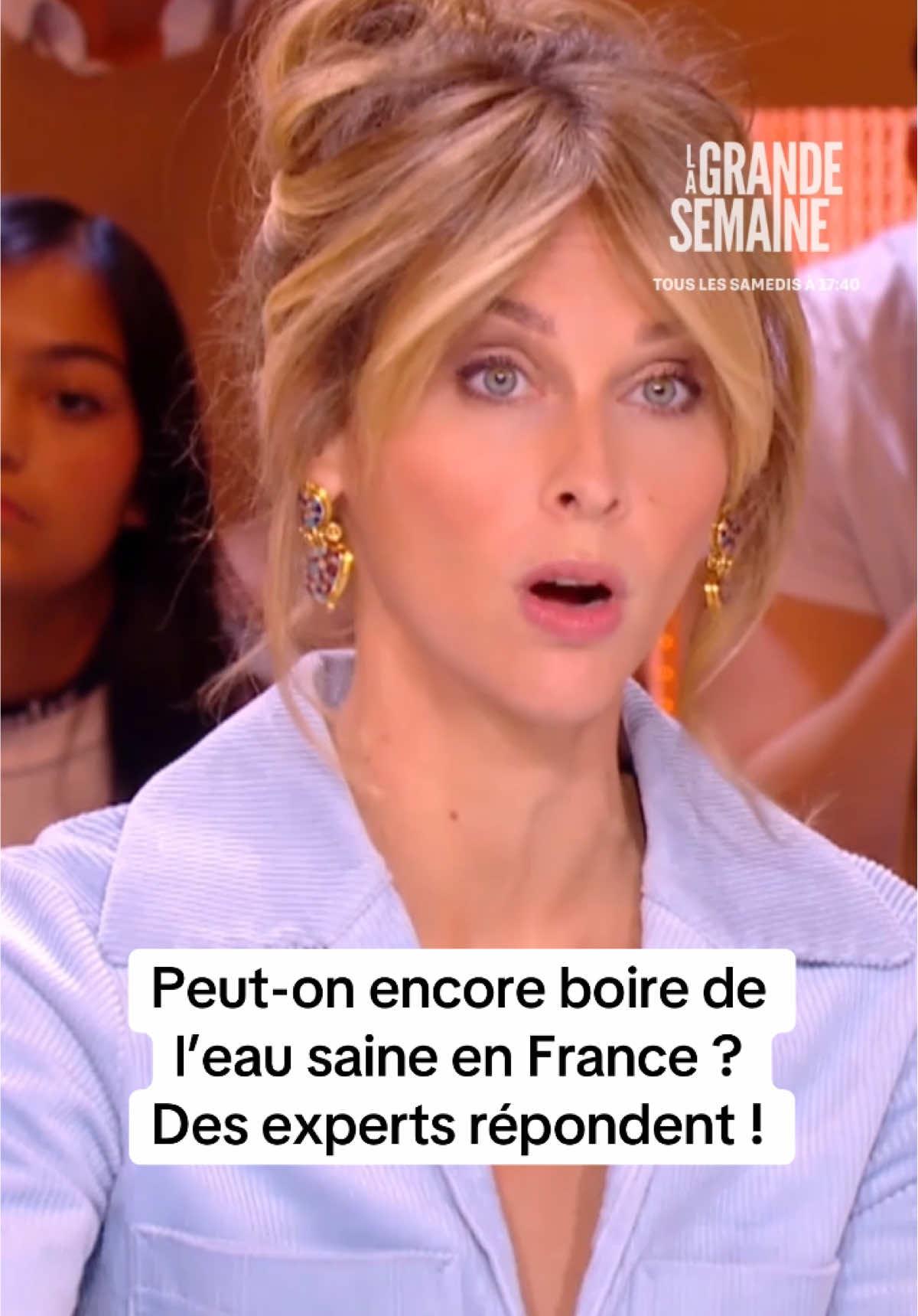 « Le problème, c’est qu’il y a presque un tiers des puits en France où le taux est au dessus » 😮 Eau du robinet, eau en bouteille, peut-on encore boire sans risque ? #LaGrandeSemaine #onregardequoi 