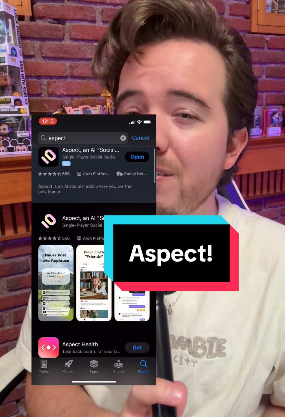 Download Aspect from the App Store! @Aspect #ai #socialmedia #apps #newapps 