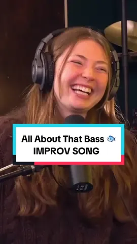 All About That Bass 🐟 | IMPROV SONG #improv #song #bass #musicalmonday #improvbroadway 