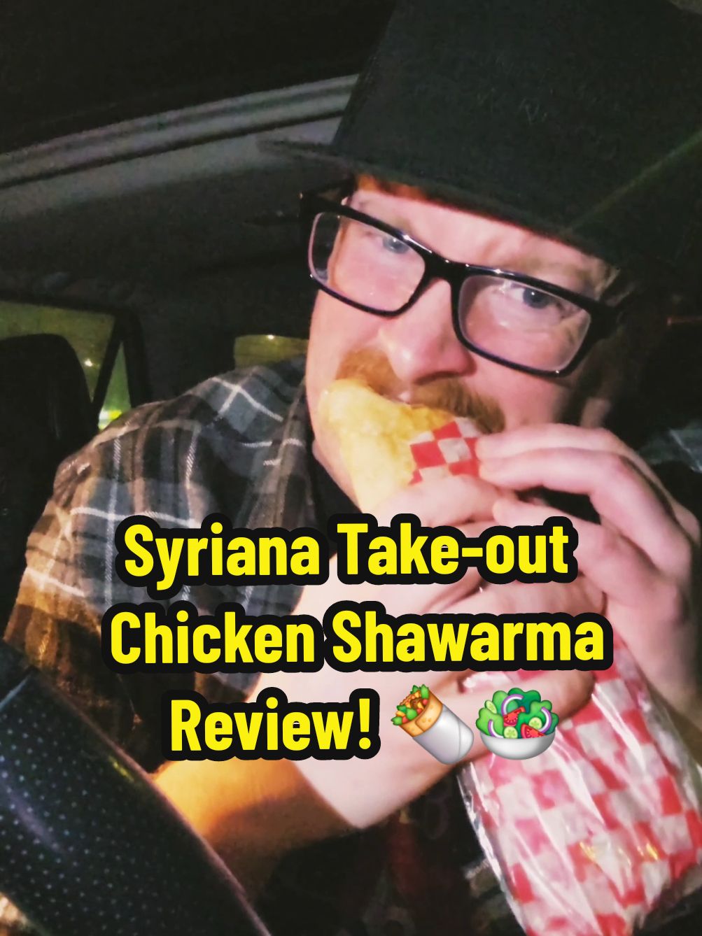 I tried chicken shawarma and fattoush salad from Syriana. #knockoutkitchen #foodreview #RestaurantReview #shawarma 