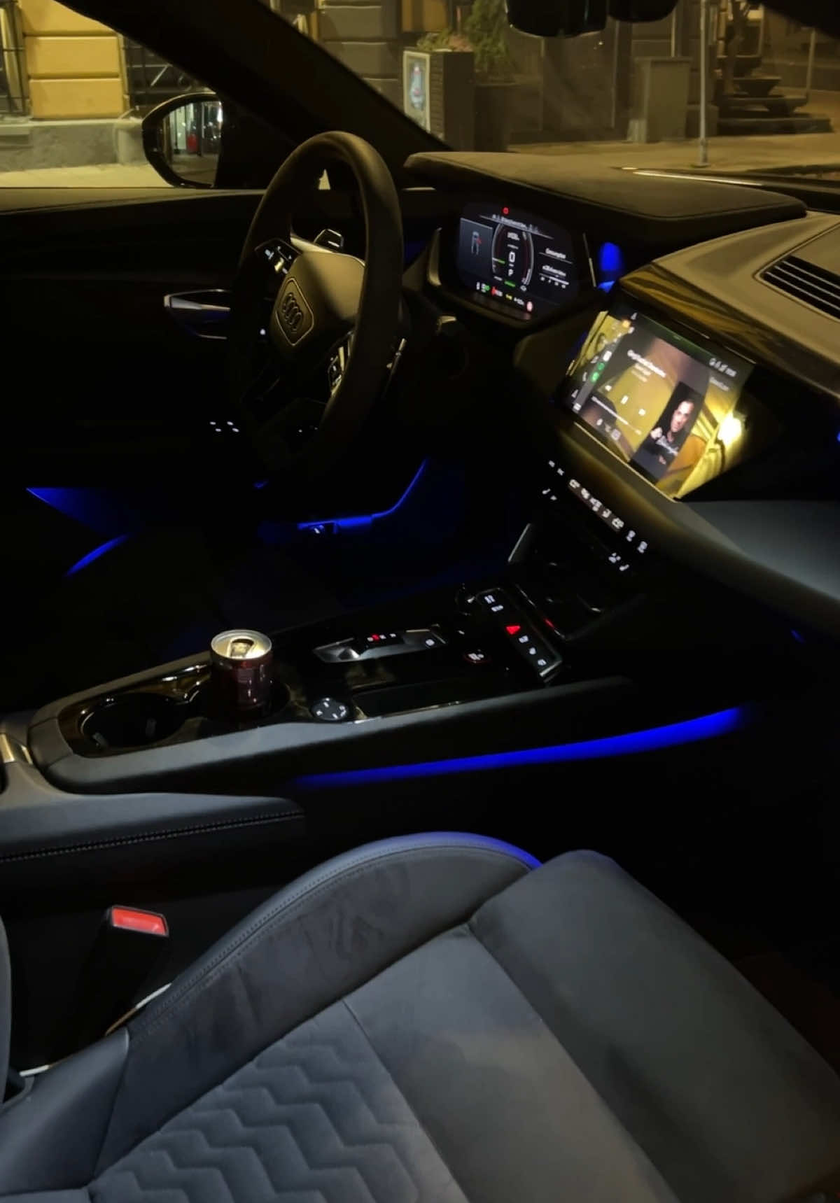 Night drives>> #carcommunity #audi #etrongt #oslo #fyp #nightdrive 