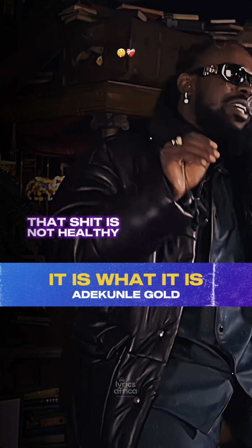 Adekunle Gold - It Is What It Is (FL) #lyricsafrica #itiswhatitis #adekunlegold #capcuttemplate #capcut #lyrics #naijalyrics #afrobeats #fyp #fypシ #foryoupage #newmusic #viral #foryou #xyzcba #tiktoknigeria #tiktokafrica