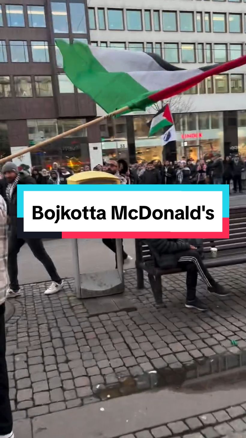 📍Göteborg, Sweden #bds #boycottmcdonalds #freepalestine #sweden 