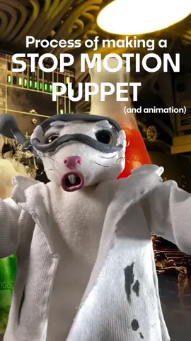 Here’s a little behind the scenes of building my puppet from my last video! #behindthescenes #puppet #animation #animationprocess #stopmotionpuppet #puppetanimation #fyp #analogueanimation