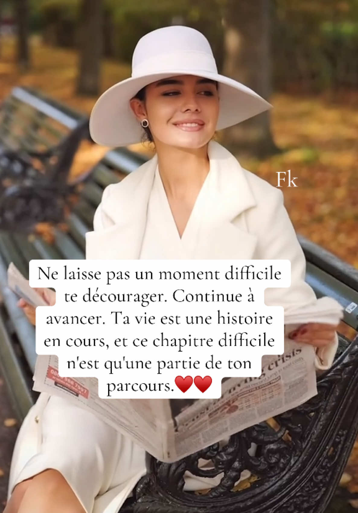 Ne laisse pas un moment difficile te décourager. Continue à avancer. Ta vie est une histoire en cours, et ce chapitre difficile n'est qu'une partie de ton parcours.  🌹 🌹 🌹 🥀 🥀 #developpementpersonelle  #coaching #mindset #positivevibes #positiveenergy  #conseilstiktok #leçondevie #tiktokacademie #proverbe #tiktok #motivation #tiktoknews  #pourtoii   #queen #pourtoipage  #queenatitude #humour #poutoipage #fypシ #fyp #fypシ゚viral  #confident #femmeindependante #femmefatale #femmeforte 