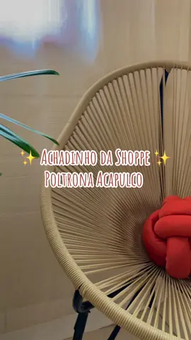Decoração externa ou interna, a poltrona perfeita!  Gostaram? 😊✨  #decoracaodecasa #achadinhosdashope #casa 