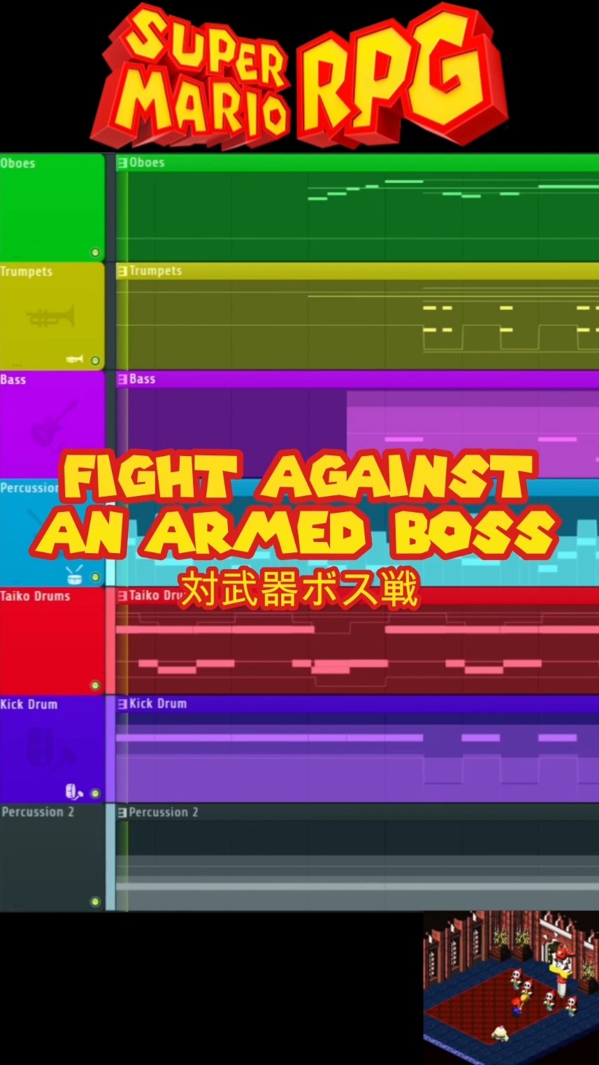 Fight Against an Armed Boss in-depth deconstruction #flstudio #nintendo #mario #supermario #music #ゲーム #任天堂 #マリオ 