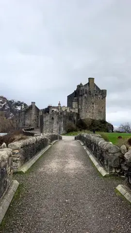 Winter scenes at Eilean Donan Castle today. Eilean Donan Castle overlooks the Isle of Skye, at the point where three great sea-lochs meet. Bishop Donan chose the tranquil spot back in 634AD to settle on and create a monastic cell. The first castle was later established in the 13th century by King Alexander II in an effort to help protect the area from Vikings who raided, settled and controlled much of the North of Scotland and the Western Isles between 800 and 1266. From the mid 13th century, this area was the quite seperate “Sea Kingdom” of the Lord of the Isles where the sea was the main highway and the power of feuding clan chiefs was counted by the number of men and galleys or “birlinns” at their disposal. Eilean Donan offered the perfect defensive position. War came to Eilean Donan during the Jacobite Rebellion of 1719. Britain had gone to war with Spain in 1718, and Spain saw a chance to destabilise Britain by inciting another Jacobite Rebellion. In April 1719 a small Spanish force under George Keith, Earl Marishcal landed first on the Isle of Lewis and then at Loch Alsh making Eilean Donan Castle their headquarters. With the support of numerous clans, including Clan Mackenzie and Clan MacGregor, the army proceeded inshore in an attempt to incite more Clans to rally to their cause. However, their absence was timely as on 10 May 1719 a Royal Navy detachment attacked the castle, launching a heavy bombardment that forced the garrison to surrender. Following this, Eilean Donan lay in silent ruin for the best part of two hundred years. The castle we see today was reconstructed as a family home between 1912 and 1932 by Lt Col John MacRae-Gilstrap, and opened to the public in 1955. Eilean Donan has also made several appearances in films including Highlander (1986), James Bond: The World Is Not Enough (1999), and Elizabeth: The Golden Age (2007) to name a few. #Scotland #snow #castle #christmas #winter #fyp #snowing #winterwonderland #scottishtiktok #storm #scottish #braveheart #gameofthrones #castles #snowy #iconic #explore #travel #scotlandtiktok #christmastiktok #magical 