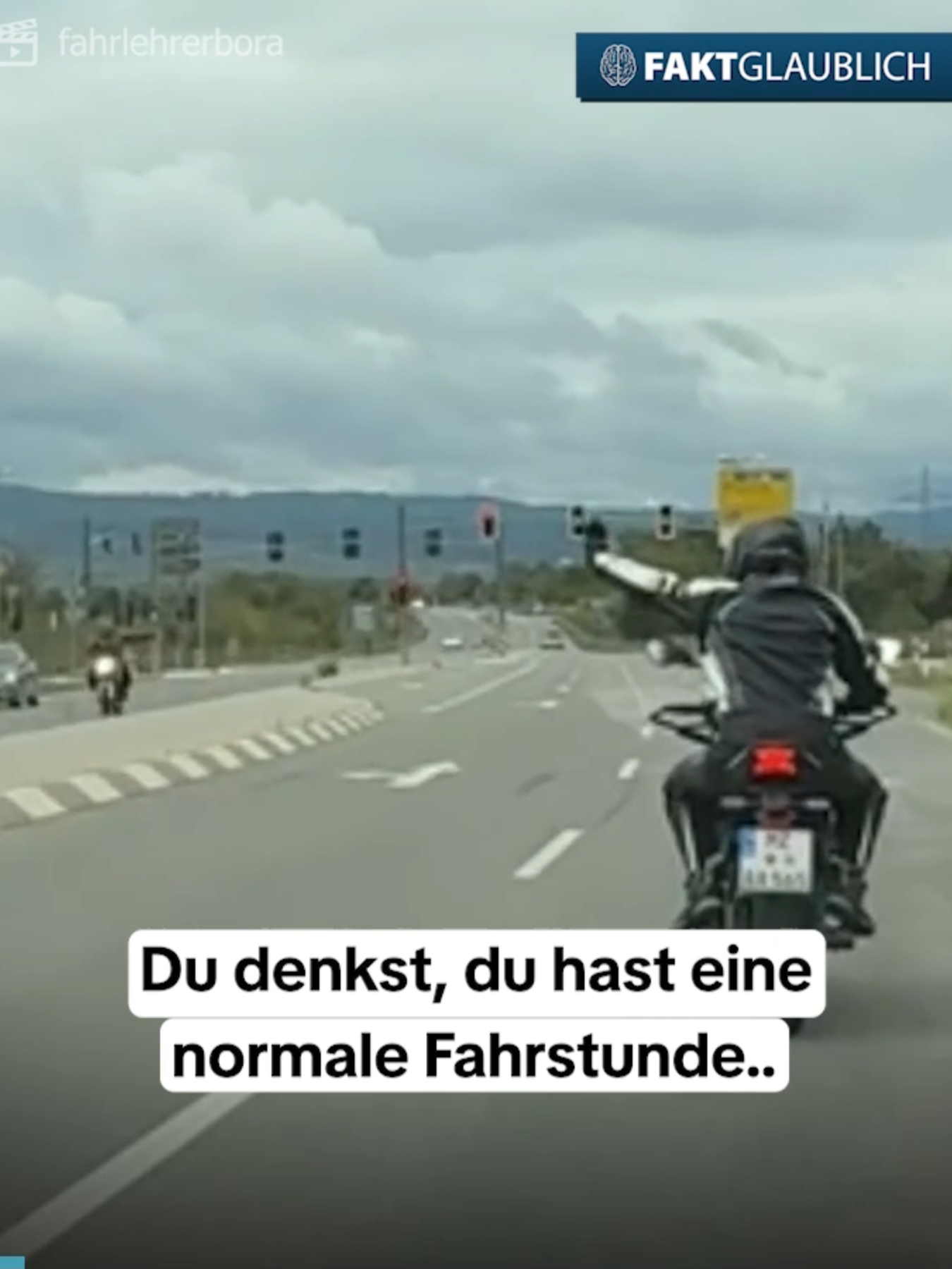 Das ist nicht sein erstes mal auf der Straße 🤣 @fahrlehrerbora #fakt #faktglaublich