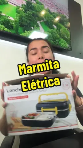 Comprei uma marmita eletrica para meu marido 🥰 #dicas #donadecasa #recebidospagos #mercadolivre 