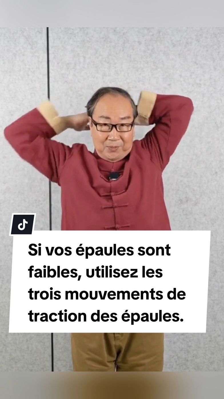 Les épaules sont faibles ? Trois mouvements de traction des épaules, tous ouverts. Si vous ne pouvez pas lever les mains derrière la tête en joignant les mains comme ceci, nous devons faire attention aux problèmes d'épaule et de circonférence des épaules. Si vous ne parvenez pas à le relever, commencez par des choses simples et apportez des changements lentement. La première étape consiste à joindre nos mains et à nous balancer 50 fois de gauche à droite comme ceci. Dans la deuxième étape, nous joignons les mains et essayons de soulever le plus haut possible, en insistant pour faire 50 répétitions. La troisième étape est que les amis qui peuvent tout faire ont des épaules flexibles. Nous joignons nos mains, passons derrière la tête, tirons à gauche et à droite et faisons 50 fois. Étape par étape, étirez votre tête, votre cou, vos épaules et votre dos en place. Vivez une vie saine sans faire de détours. #santé #conseil #tutoriel #bienetre 